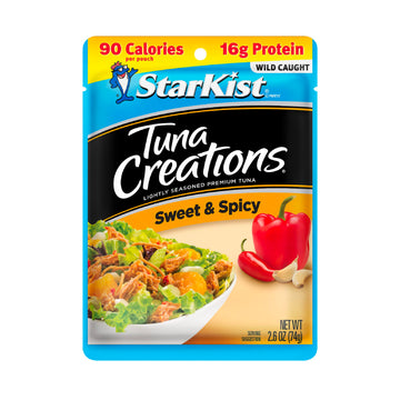Starkist Tuna Creations, Sweet & Spicy, 2.6 Oz, Packaging May Vary, Pack Of 12
