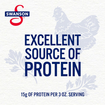 SWANSON S Canned Chicken Breast, Fully Cooked, 12.5 OZ Can, White