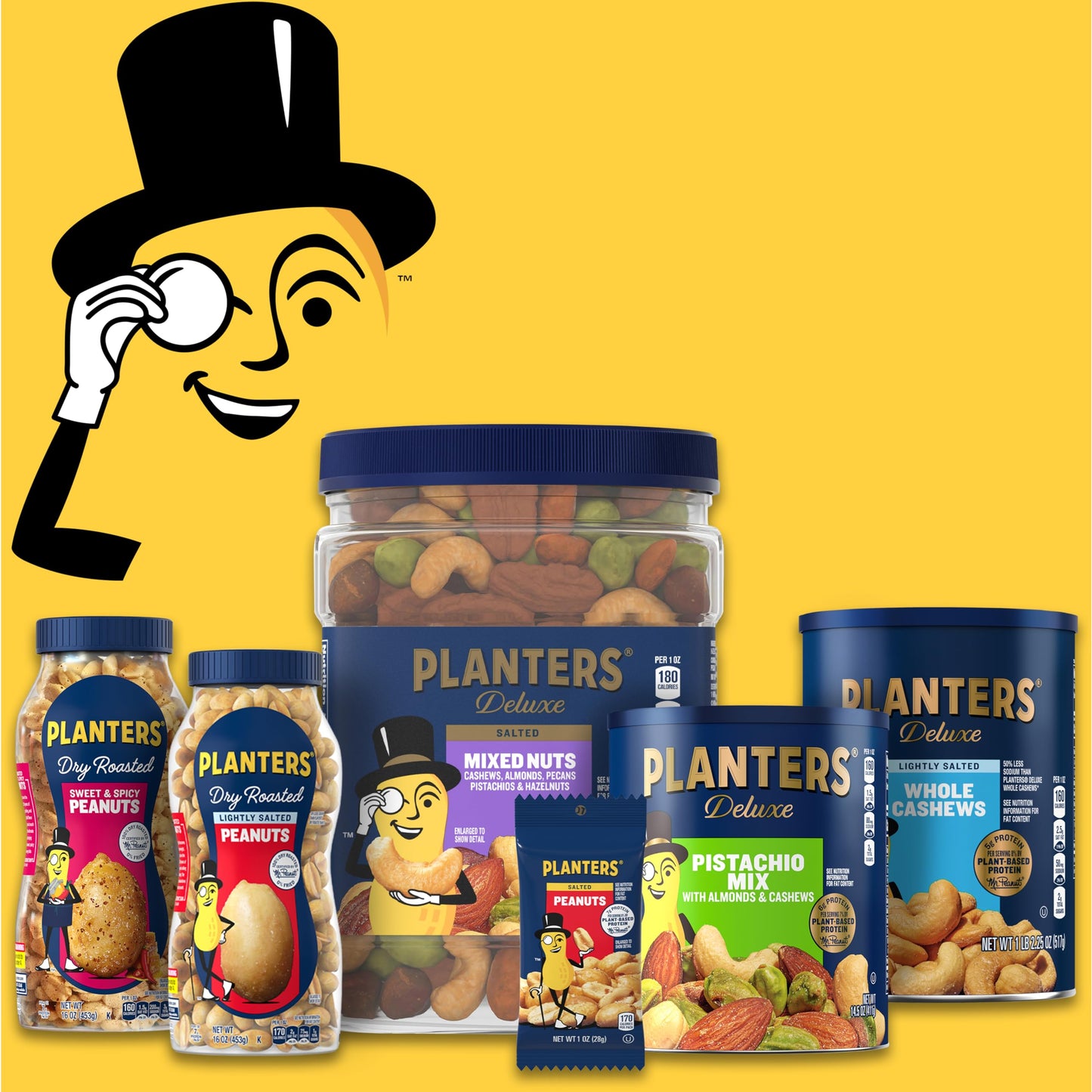 Planters Salted Peanuts, 1 Oz Pack (Pack Of 24)
