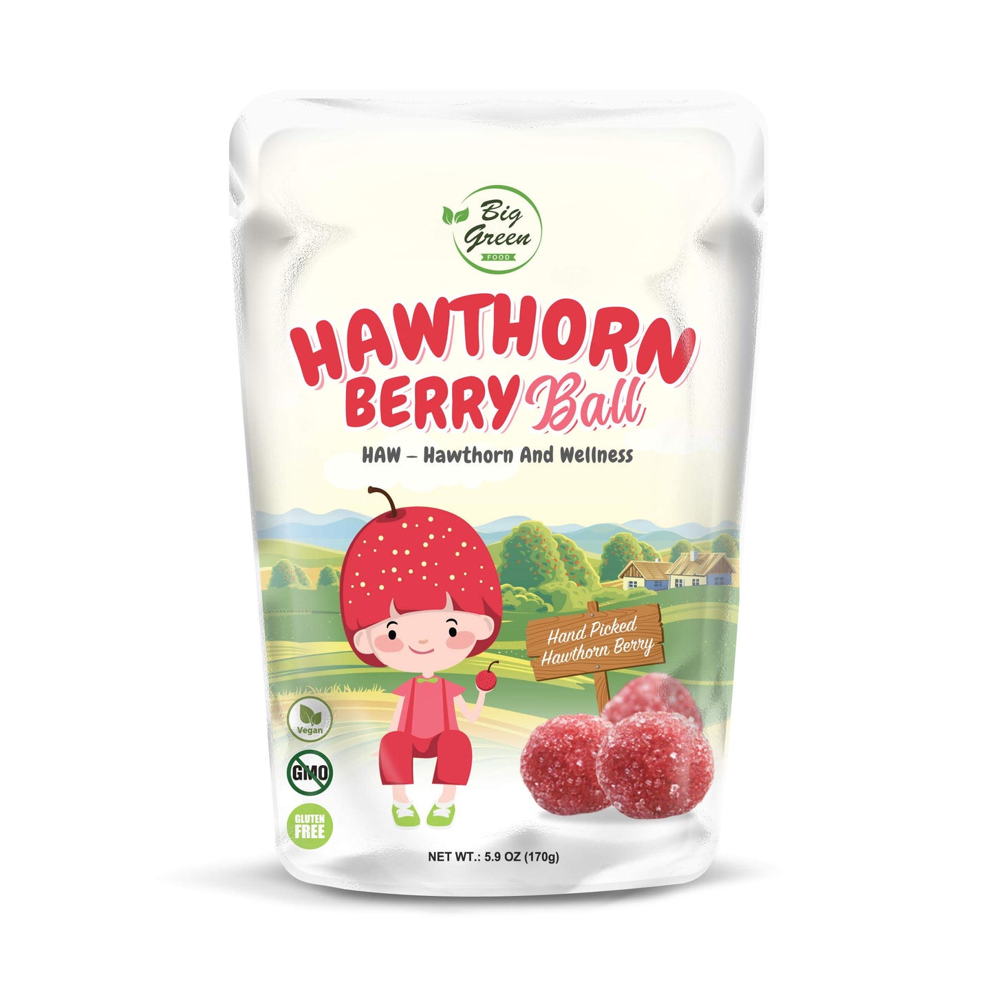 Big Green - Hawthorn Berry Snacks (Ball) ?????