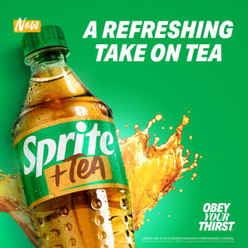 Sprite + Tea Lemon-Lime and Tea Flavored Soda 12 fl oz 12 pack
