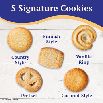 Royal Dansk Danish Butter Cookies, Assorted Gift Tin, 48 oz, Gold