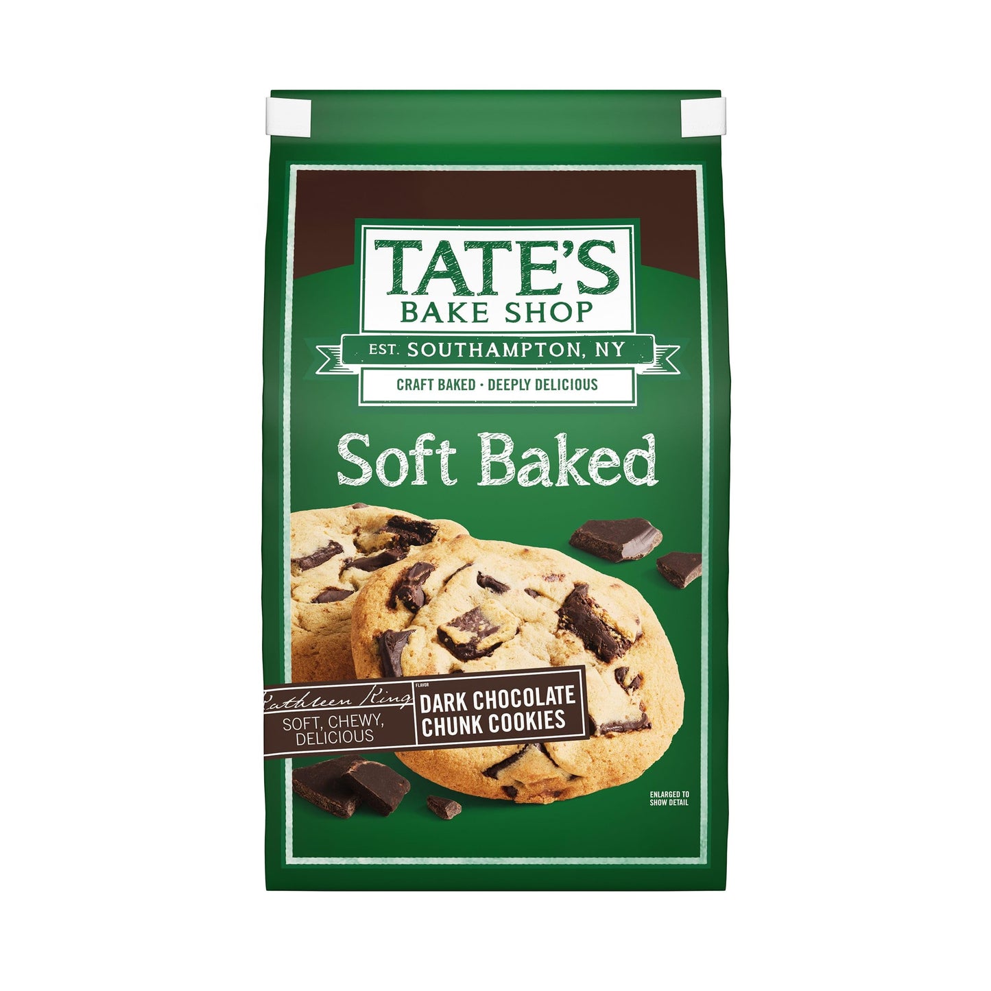 TateS Bake Shop Soft Baked Cookies Dark Chocolate Chunk 8 Oz