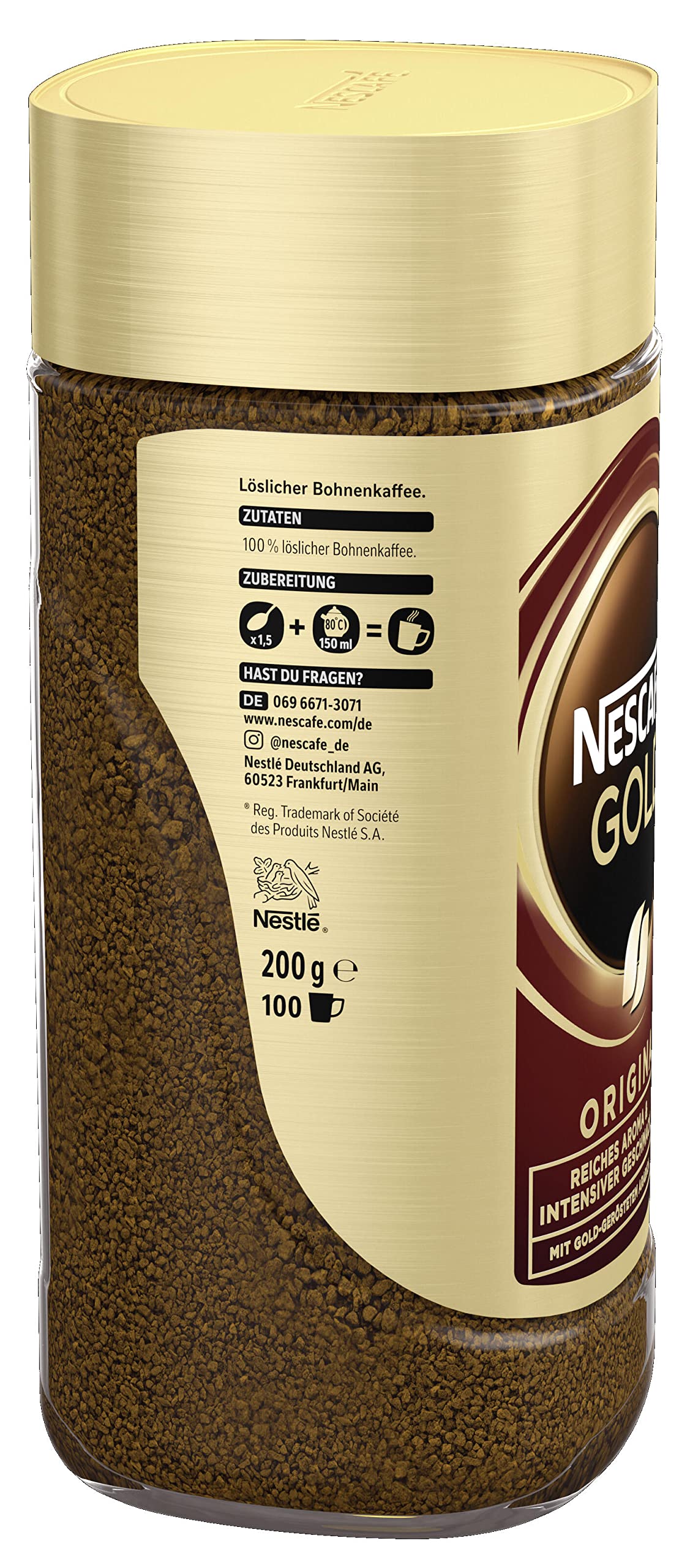 Nescaf Gold Original 200g/7oz, Original, 7 Ounce