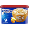 Maxwell House International Vanilla Caramel Latte Caf -Style Instant Coffee Beverage Mix, 8.7 oz. Canister