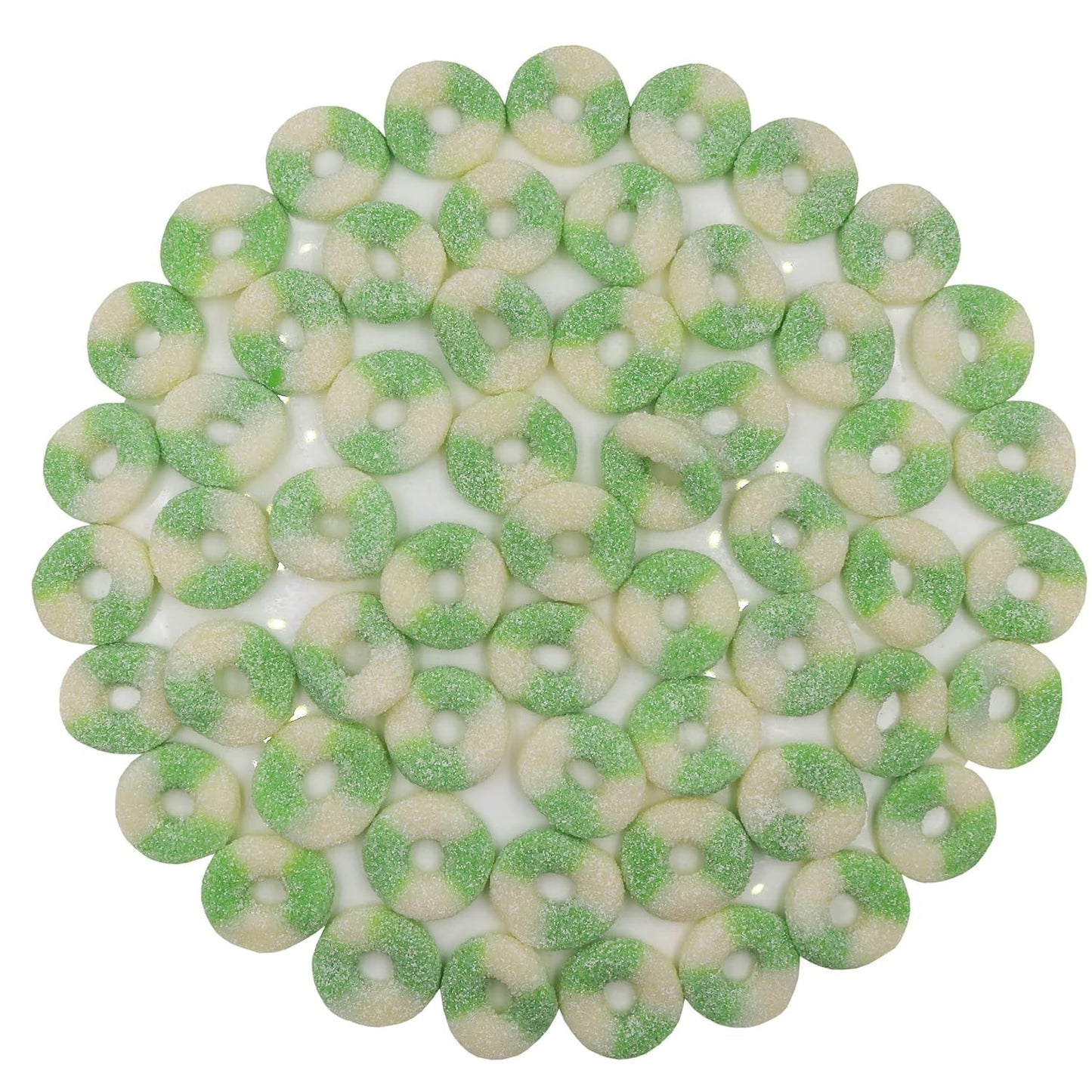 Firstchoicecandy Gummy Rings (Sour Mini Watermelon, 2.2 Pound (Pack Of 1))