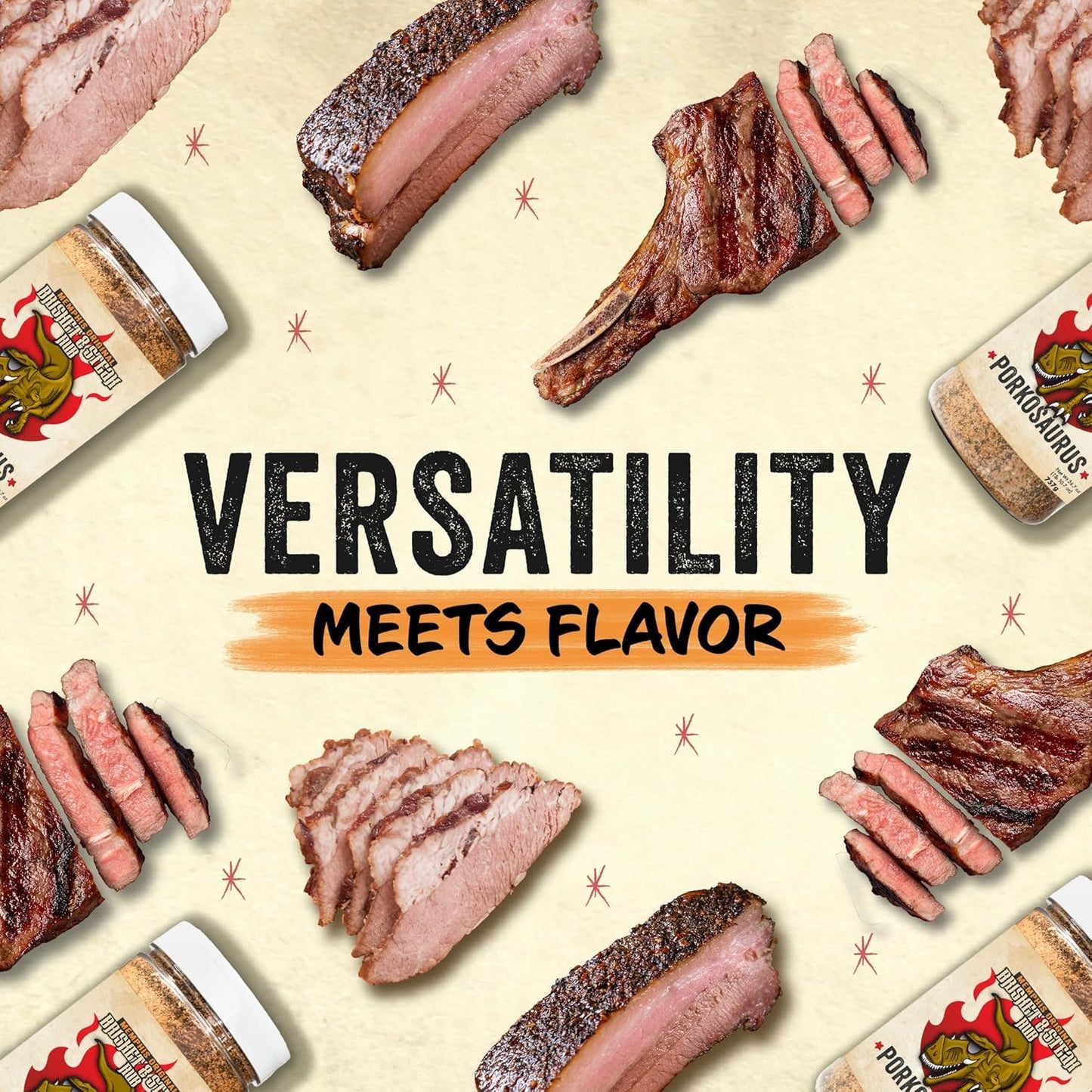 Porkosaurus Brisket & Steak Seasoning Blend