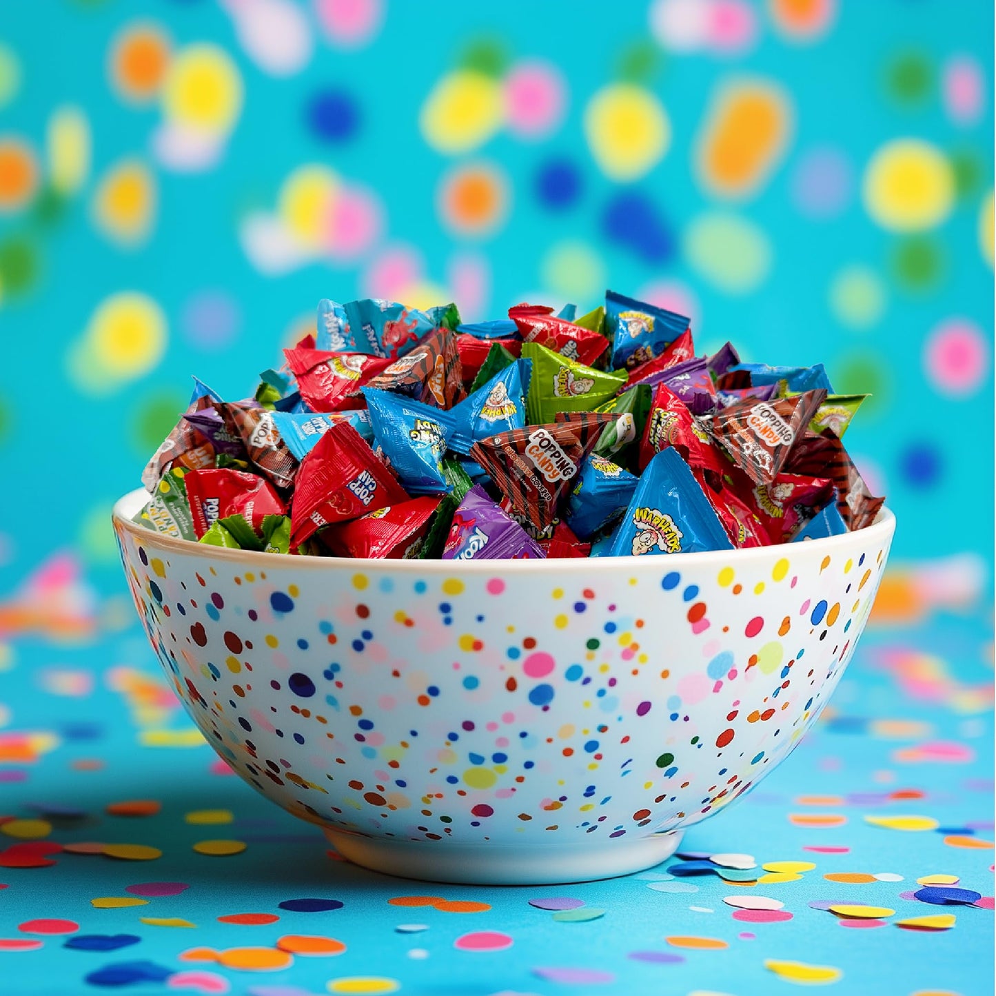 Popping Rock Candy Assortment - 1 Pound Box (About 125 Count) - Assorted Fruit Flavors