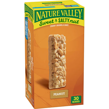 Nature Valley Sweet And Salty Granola Bars, Peanut, 30 Bars, 36 Oz