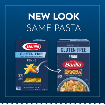 Barilla Gluten Free Penne Pasta, 12 Oz (Pack Of 8)