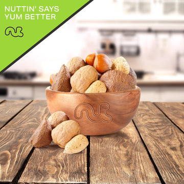 Nut Cravings Mixed Nuts in Shell - Brazil, Walnuts, Filberts, Almonds, Pecans, 16oz Resealable Bag, Healthy Snack