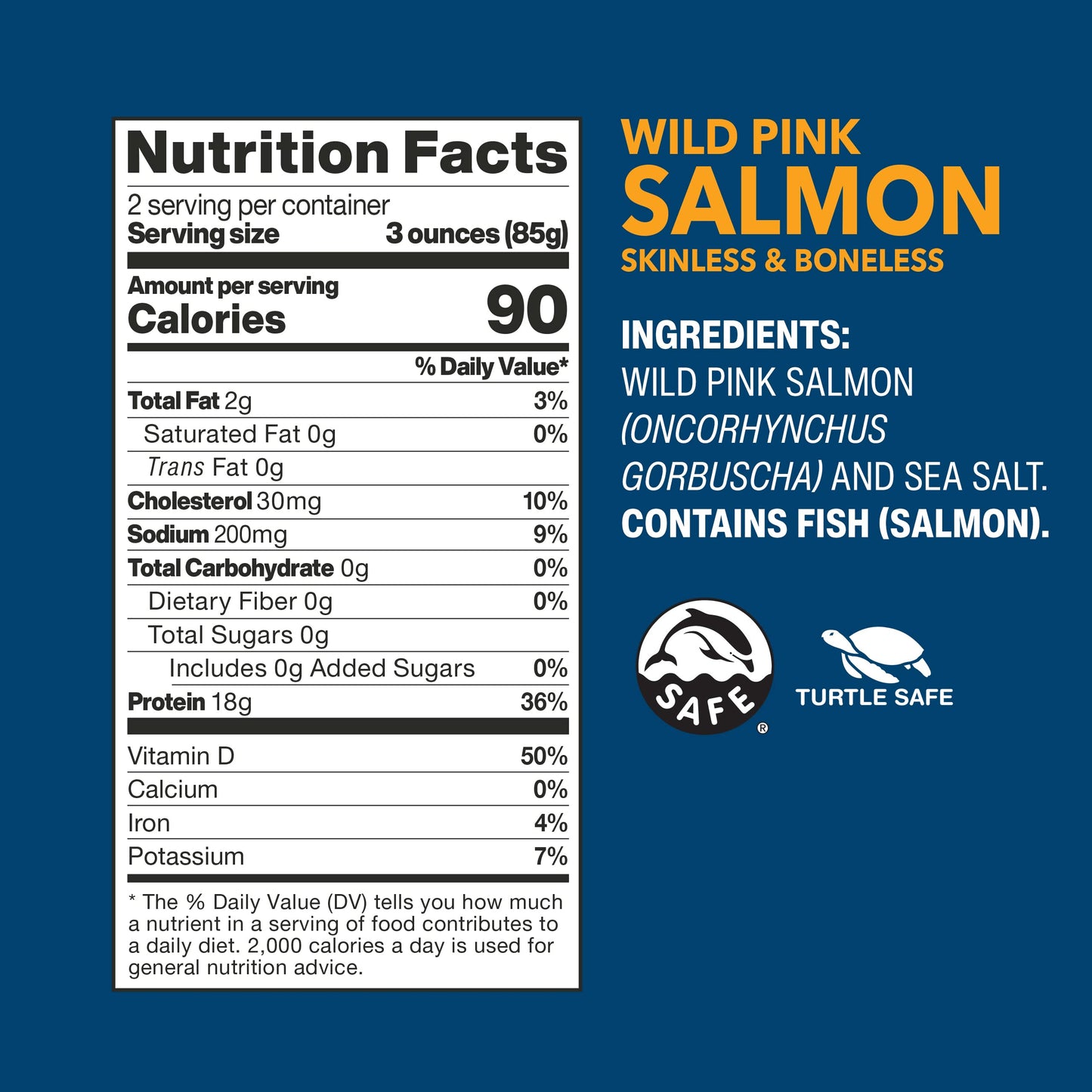 Wild Planet, Wild Pink Salmon, Canned Salmon, Sustainably Wild-Caught, Non-Gmo, Kosher 6 Ounce, (Pack Of 12)