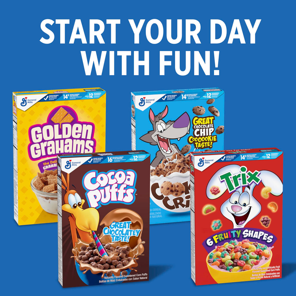Cookie Crisp Breakfast Cereal, Chocolate Chip Cookie Taste, Made With Whole Grain, 10.6 Oz