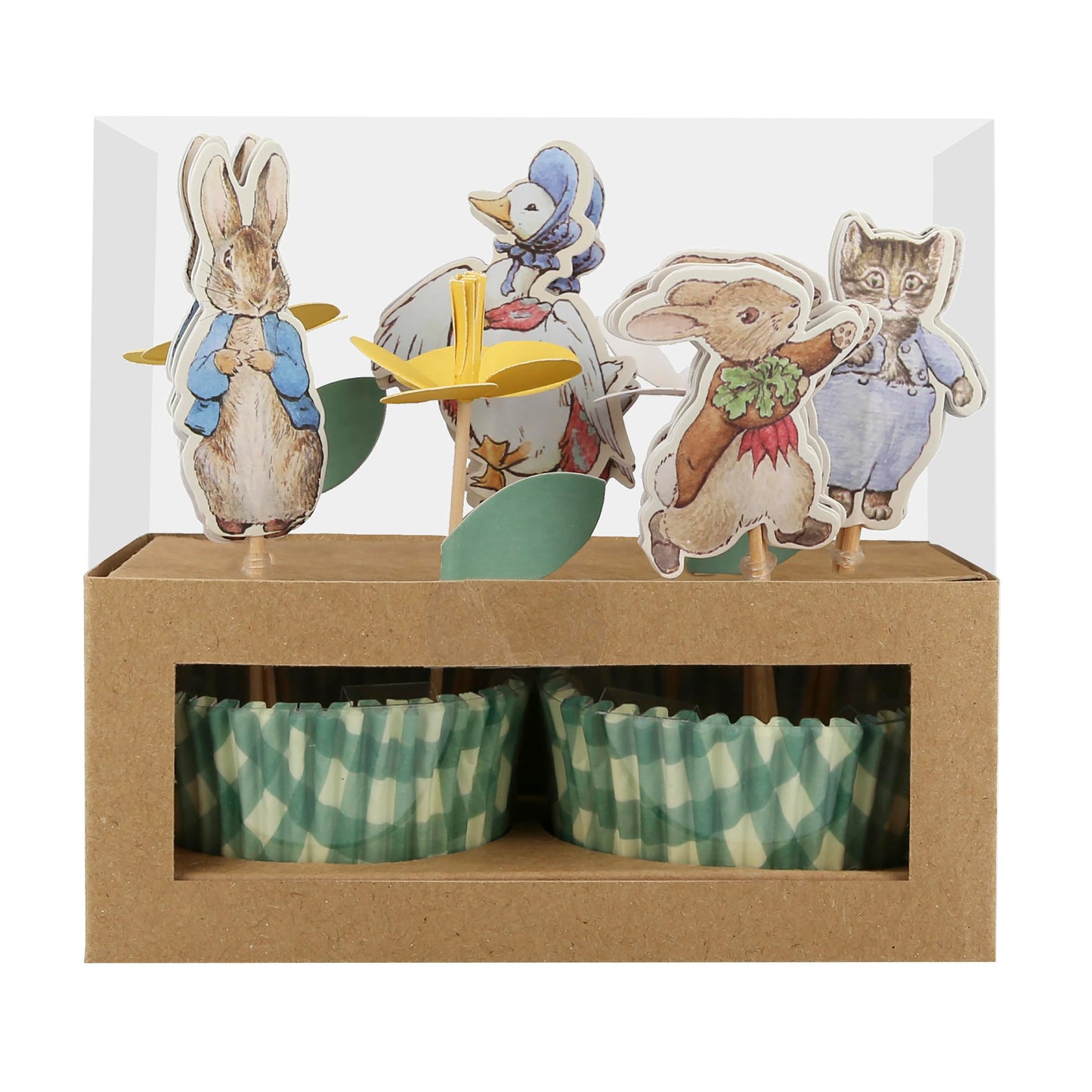 Meri Meri Easter Cupcake Kit (Pack Of 24) Festive Cupcake Toppers & Paper Cases Easter Decorations