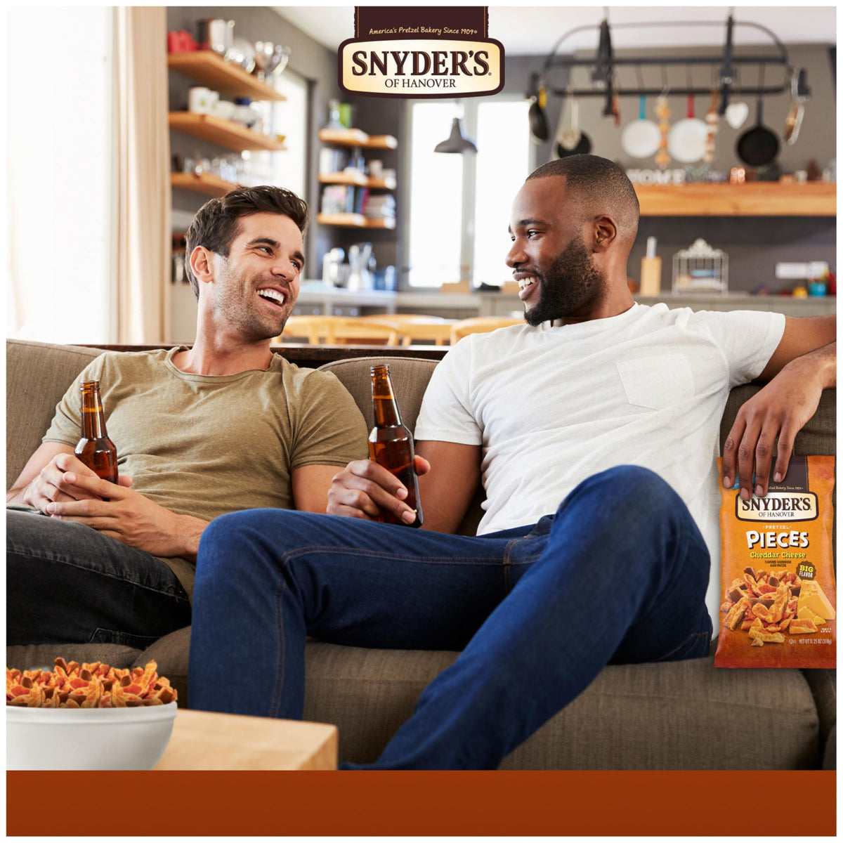 Snyder'S Of Hanover Pretzel Pieces, Cheddar Cheese, 11.25 Oz