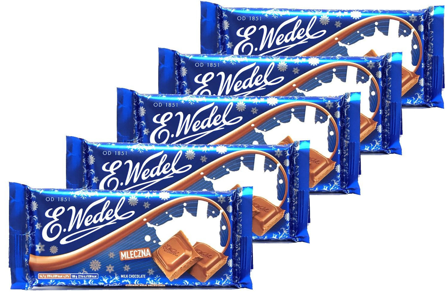 E. Wedel Milk Chocolate (Milk Chocolate Pack Of 5)