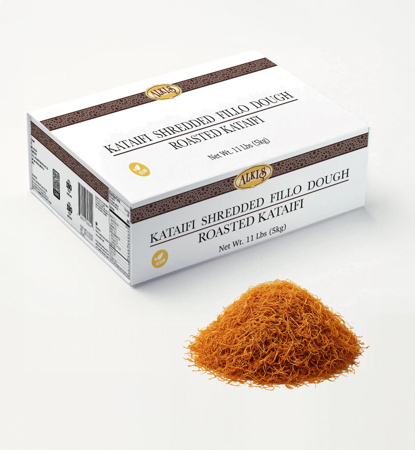 Kataifi Kataifi Shredded Fillo Dough Roasted Kataifi Dubai Chocolate Ingredients 11 Lb.(5 Kg)