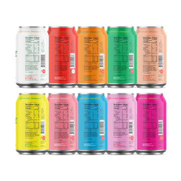 De La Calle Tepache Mixta Variety Pack - Craft Fermented Pineapple Soda - 12 Fl Oz (Pack of 12) - Organic, Low Sugar, Non-GMO