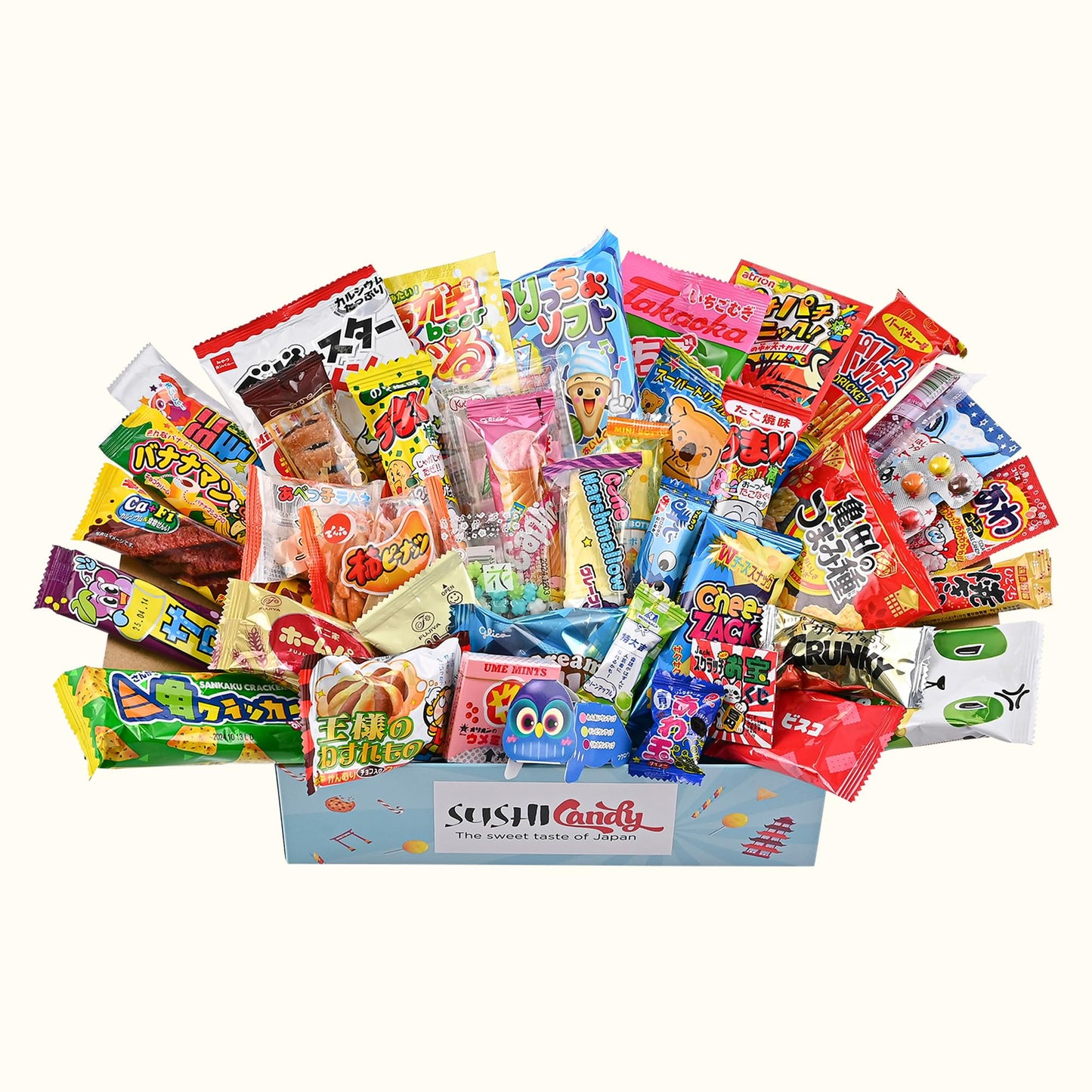 SUSHICANDY Japanese Candy & Snack Box - 40 Piece Assortment Gift Box