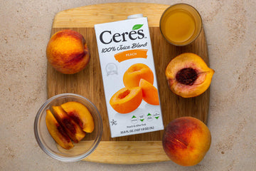 Ceres 100% All Natural Pure Fruit Juice Blend, Peach - Gluten Free, Rich In Vitamin C, No Added Sugar Or Preservatives, Cholesterol Free - 33.8 Fl Oz (Pack Of 1)