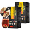 20 Pack Flavor Blendseng Ten Treasures Tea Chinese Herbal Kidney Detox Tea For Men & Women 10 Precious Ingredients Formula (2 Boxes 20 Bags)