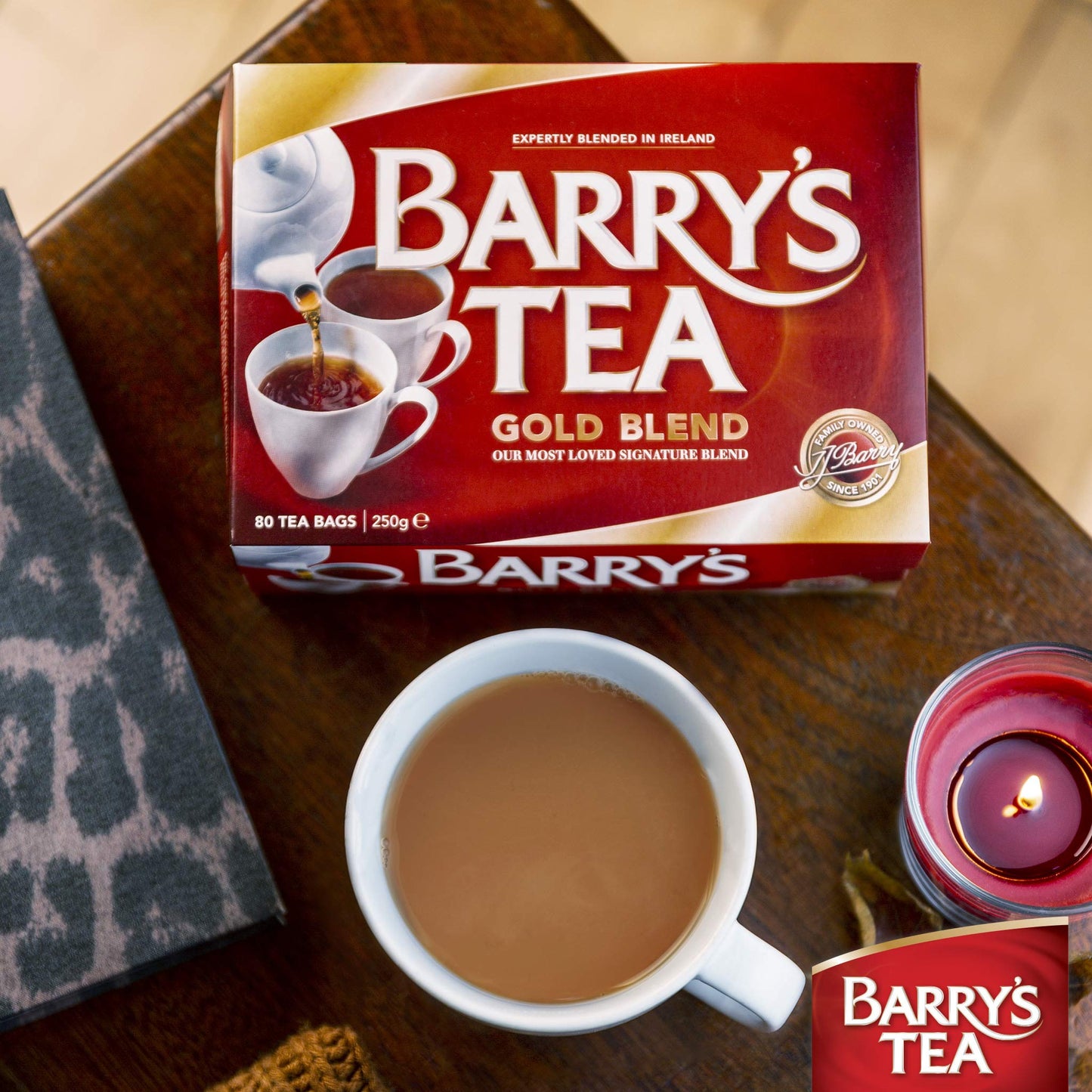 Barrys Tea Gold Blend 80 count Tea Bags (Pack of 1)