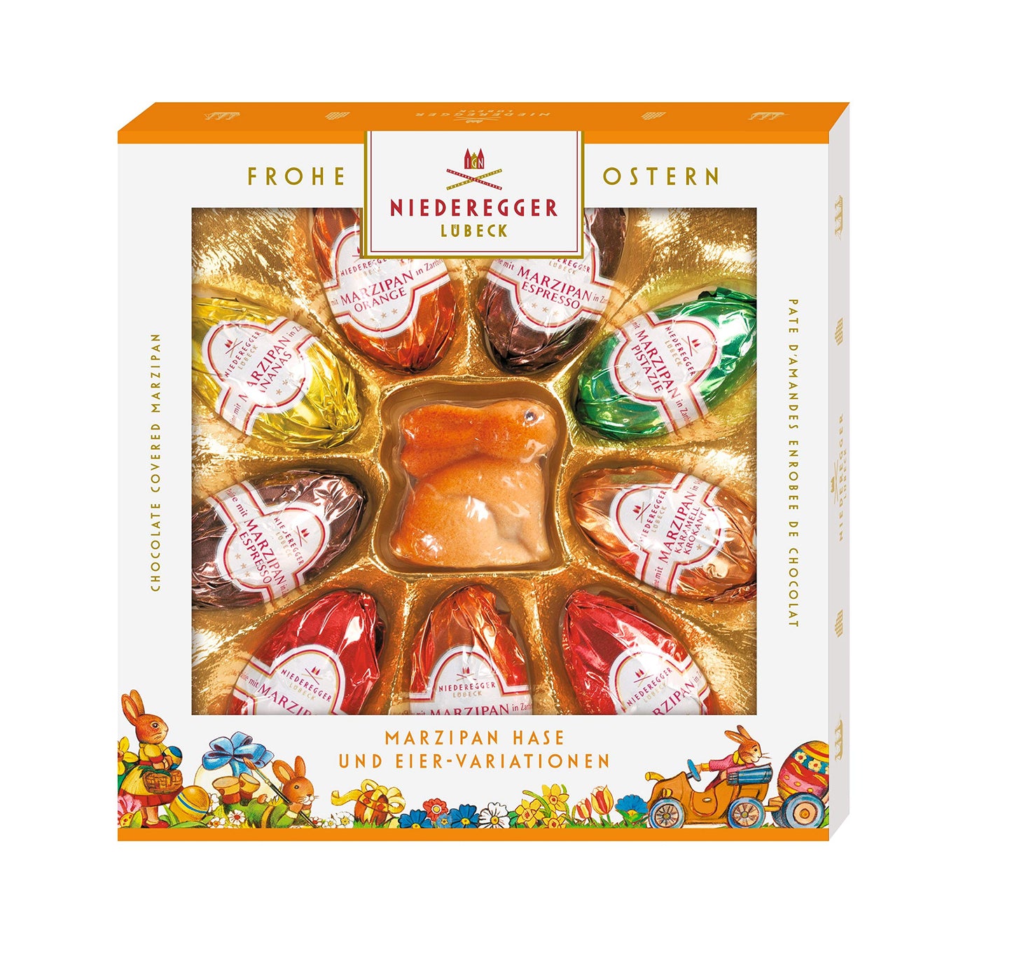 Niederegger Marzipan egg variations and bunny - 175 g/6.25 oz