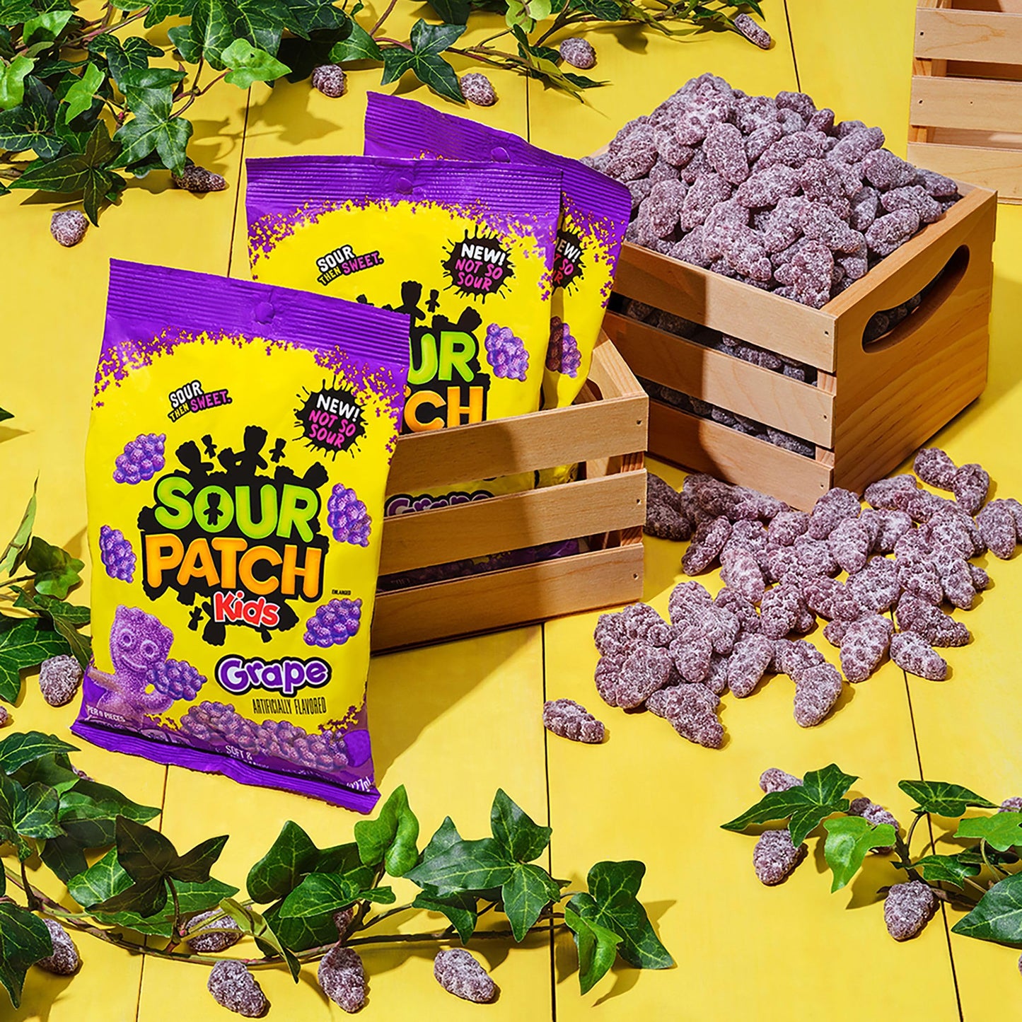 Sourpatch Kids Grape, 3.58 Ounce Bags (Pack Of 12)