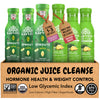 Karviva Organic Juice Cleanse For Liver Detox & Body Support Health - Ancient Remedies With Broccoli Sprouts Aloe Vera Kale Kiwi Flavor Blendger - Low-Sugar Prebiotic Fiber Antioxidants (6 Bpa-Free Free From Harmful Additives Bottles 12 Oz Each)