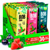 Snacks Variety Pack - 30 Healthy Individual Packs For Kids Adults With Natural Strawberries Blackcurrant Apple And Pear Gluten-F