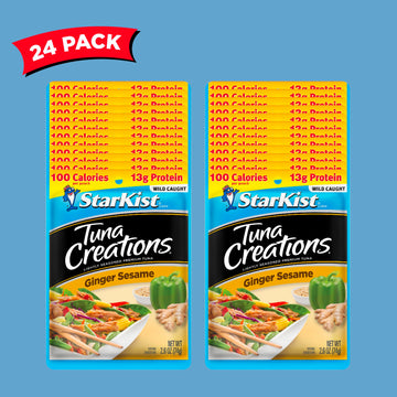 Starkist Tuna Creations Ginger Sesame, 2.6 Oz, Pack Of 24