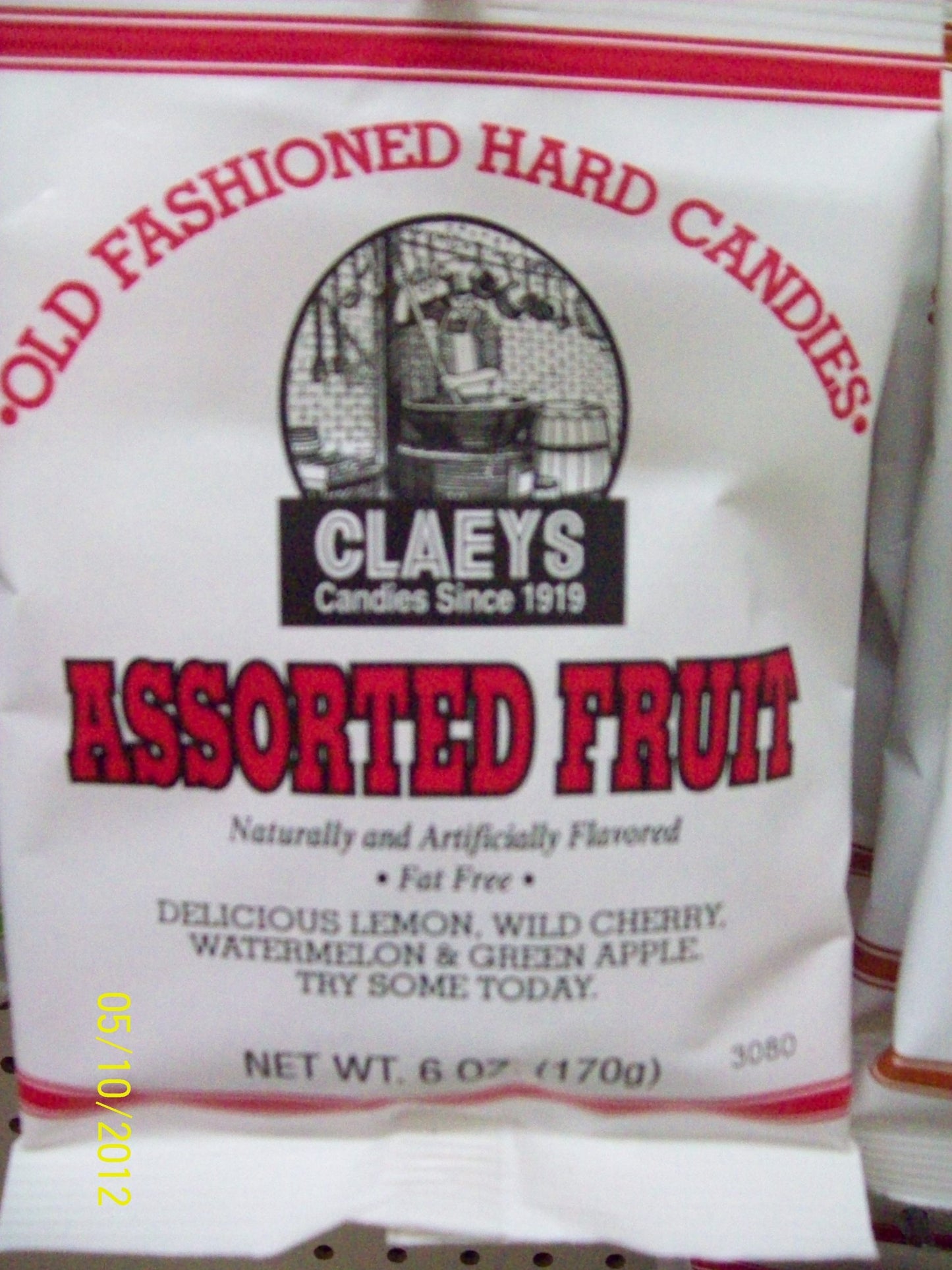Assorted Fruit Hard Candy 6oz candy by Claeys Candy