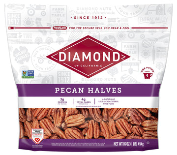 Diamond Of California Pecans Halves, 16 Oz (6 Pack)