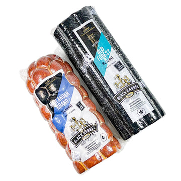 Old Forest And Mailander Salami Combo, Dry Aged Sausage By Piller'S (Black Kassel), Gourmet Gift, Approx. 5.2 Lb., 2.0 Count