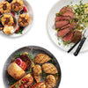 Omaha Steaks Ultimate Gift Package - Butchers Cut Filet Mignons Top Sirloins Chicken Breasts Burgers Gourmet Franks Fries Desserts & Seasoning - enhanced Meat & Meal Gift Box