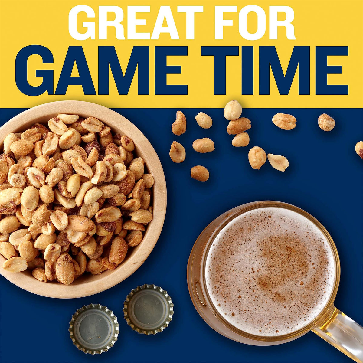 Planters Salted Peanuts Single Serve (2Oz Bags, Pack Of 144)
