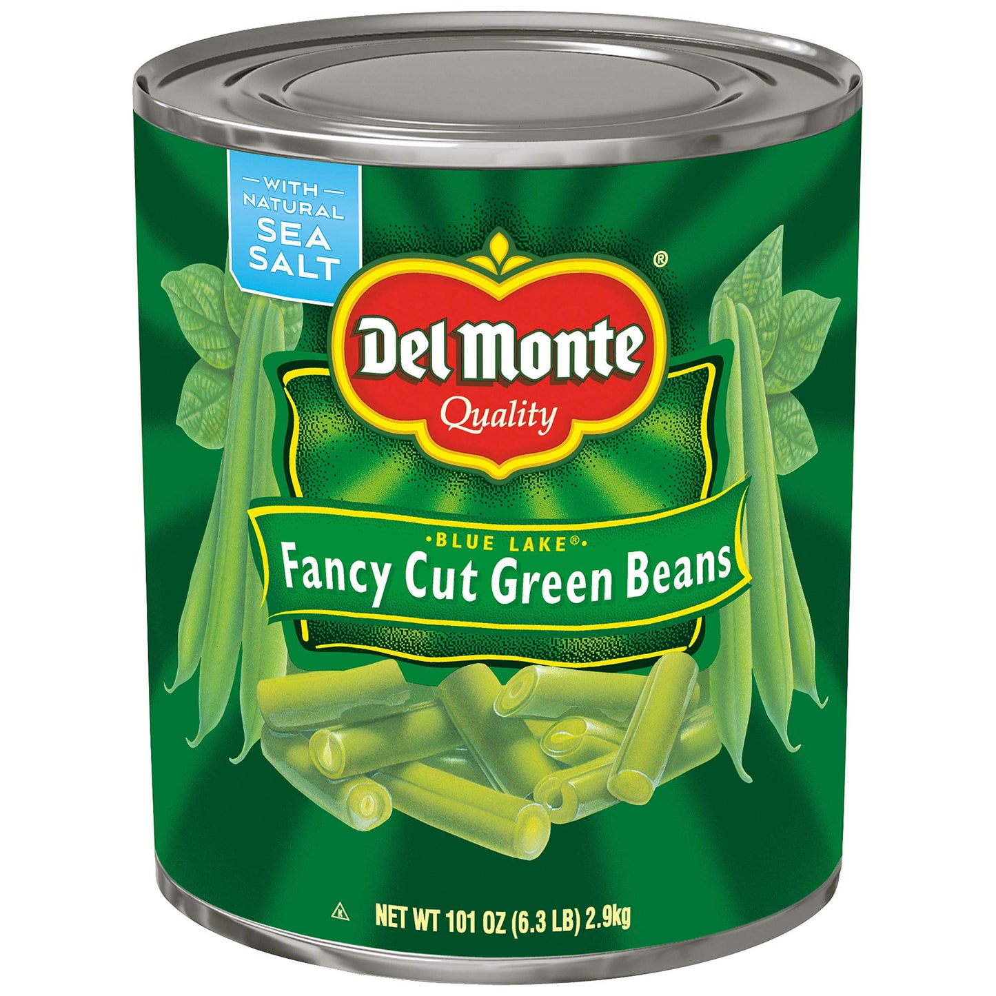 Del Monte Fancy Cut Green Beans - 101 Ounce (6 Pack)
