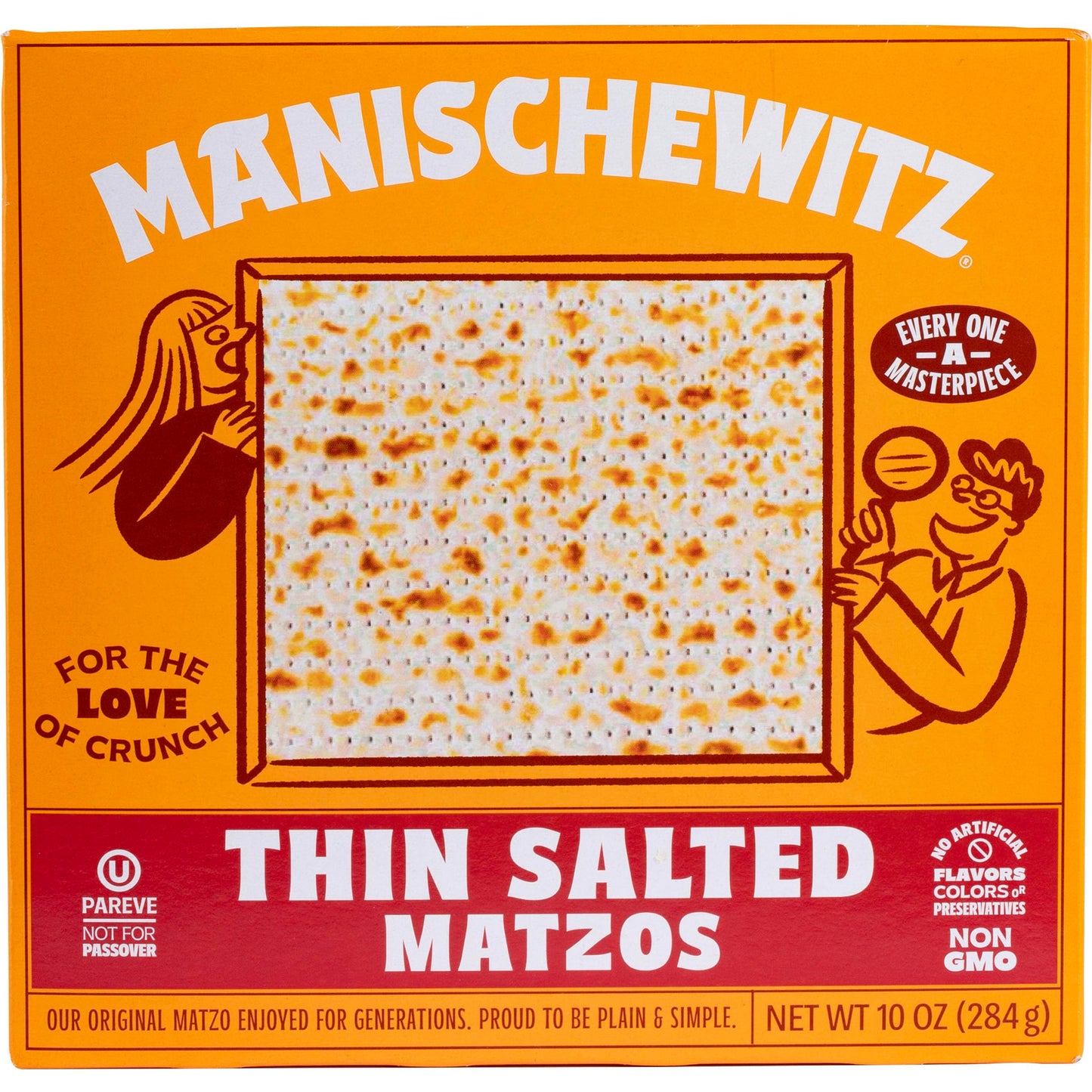 Manischewitz Thin Salted Matzo, 10 oz