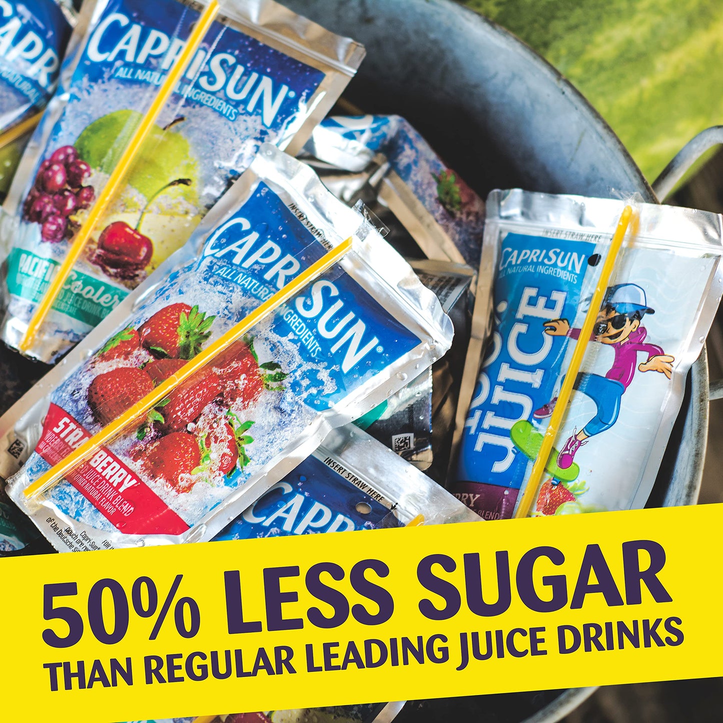 Capri Sun Roaring Waters Juice Box, 60 Ounce - 40 Count