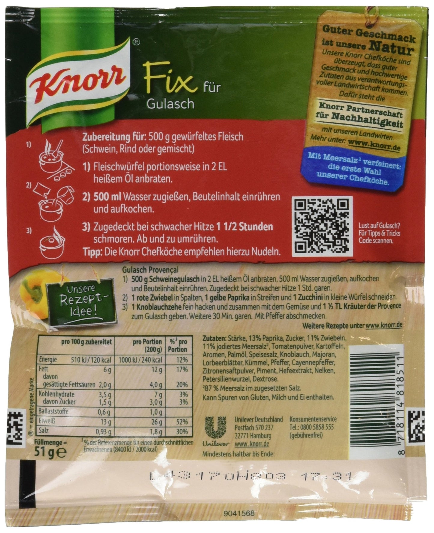 Knorr Fix Gulasch (3-Pack)- 3X51G