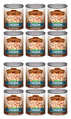 Keystone Meats All Natural Heat and Serve Canned Chicken 28 Oz Fully Cooked Canned Meat Shelf Stable Emergency Survival Canned F