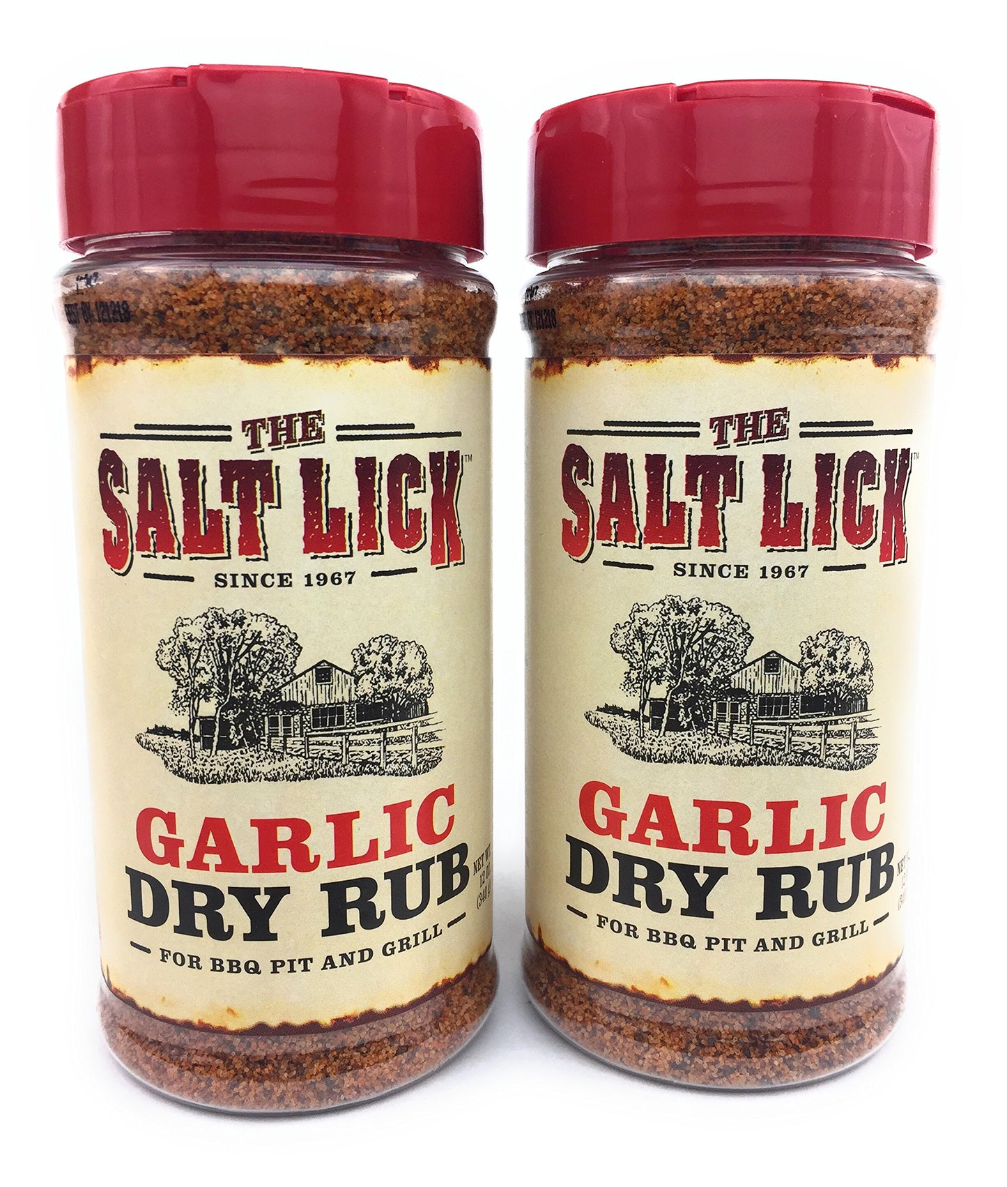The Salt Lick Garlic Dry Rub 12 Oz - 2 Pack