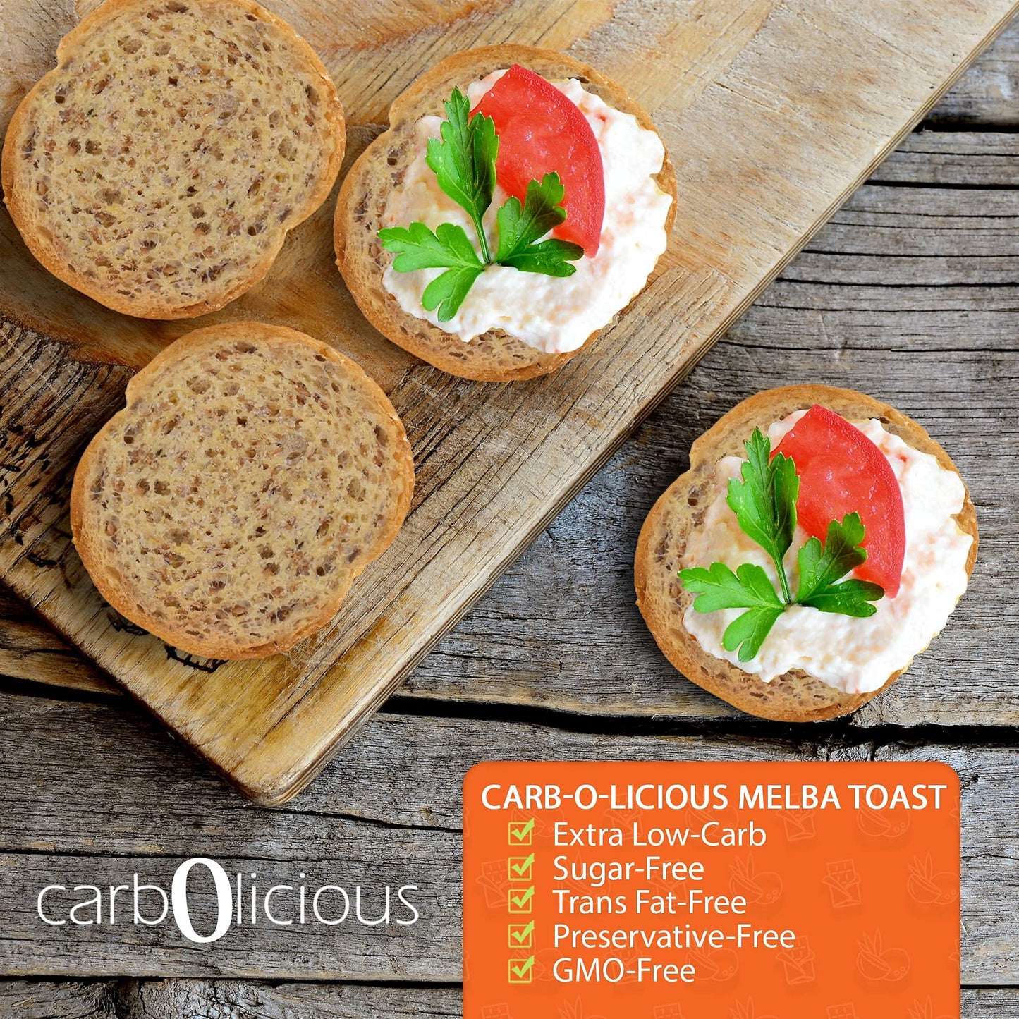 Low Carb Melba Toast (PLAIN) 4oz