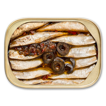 King Oscar Brisling Sardines in Extra Virgin Olive Oil, 3.75 oz Cans, Mediterranean Style, Pack of 12