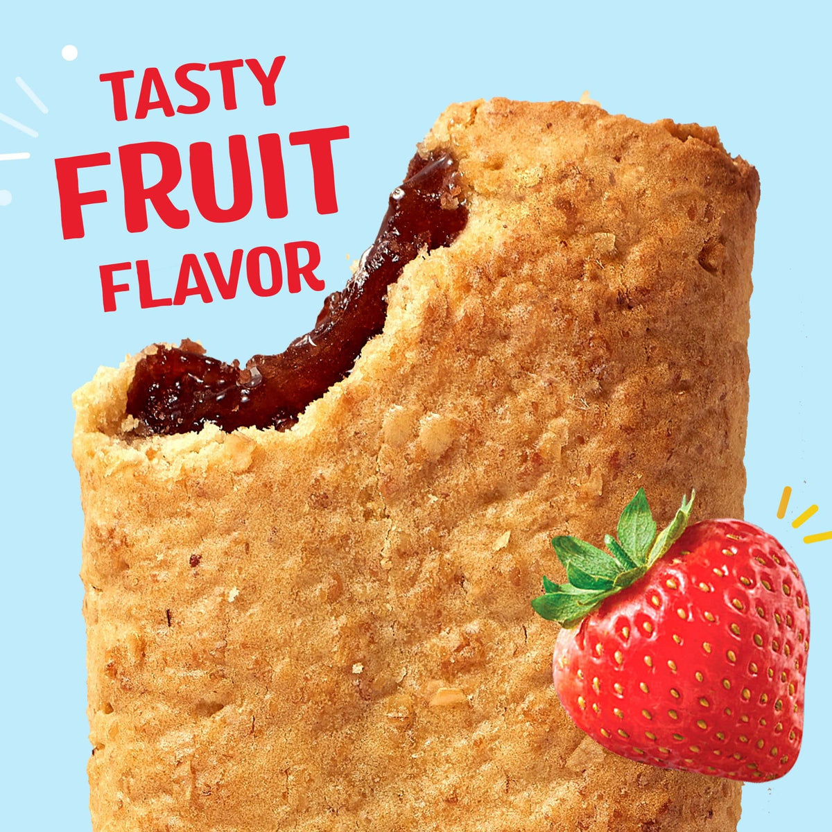 Nutri-Grain Soft Baked Breakfast Bars, Made With Whole Grains, Kids Snacks, Strawberry, 3.9Lb Case (6 Boxes)