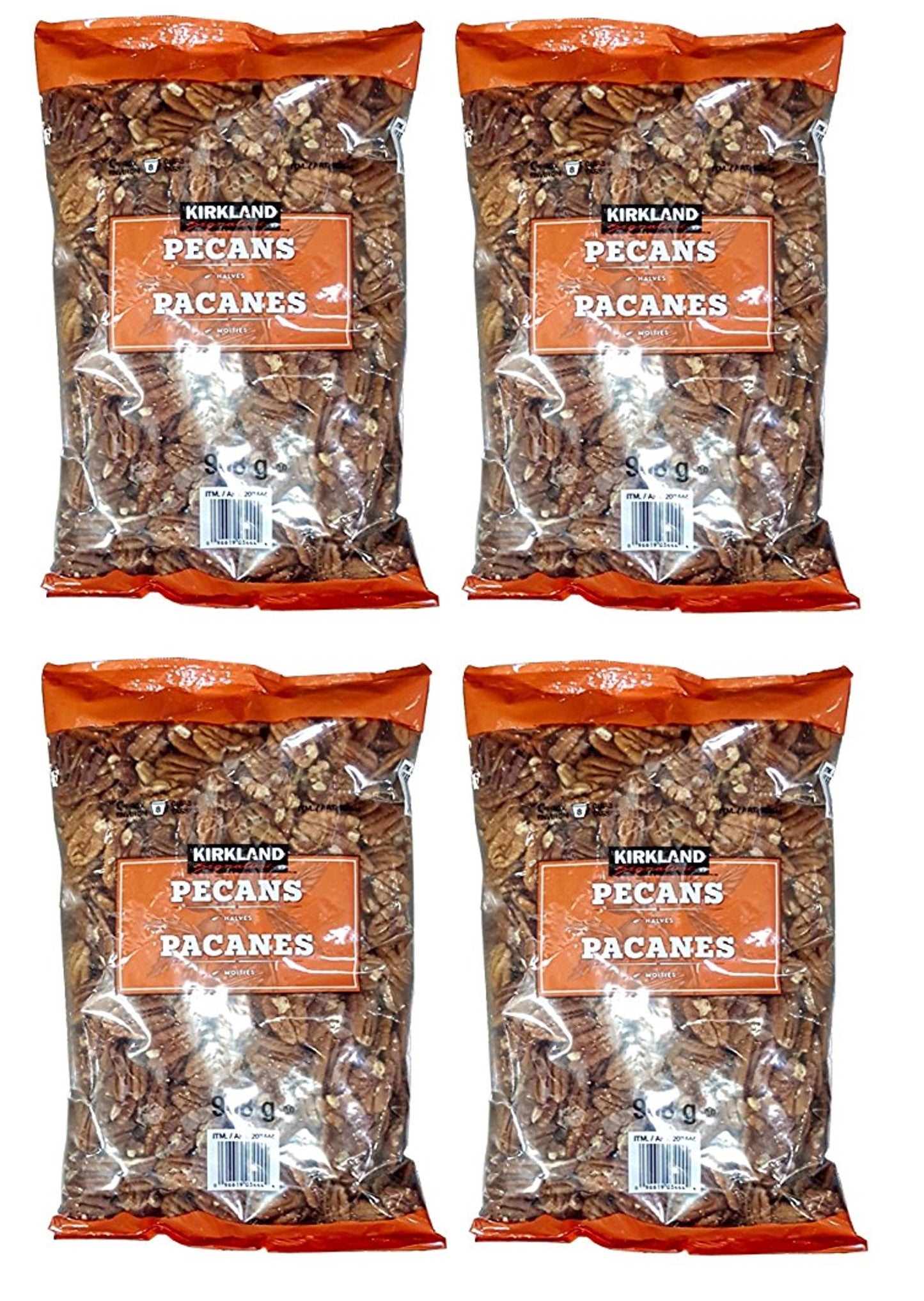 Kirkland Signature Pecan Halves 2 Pound (4 Pack)