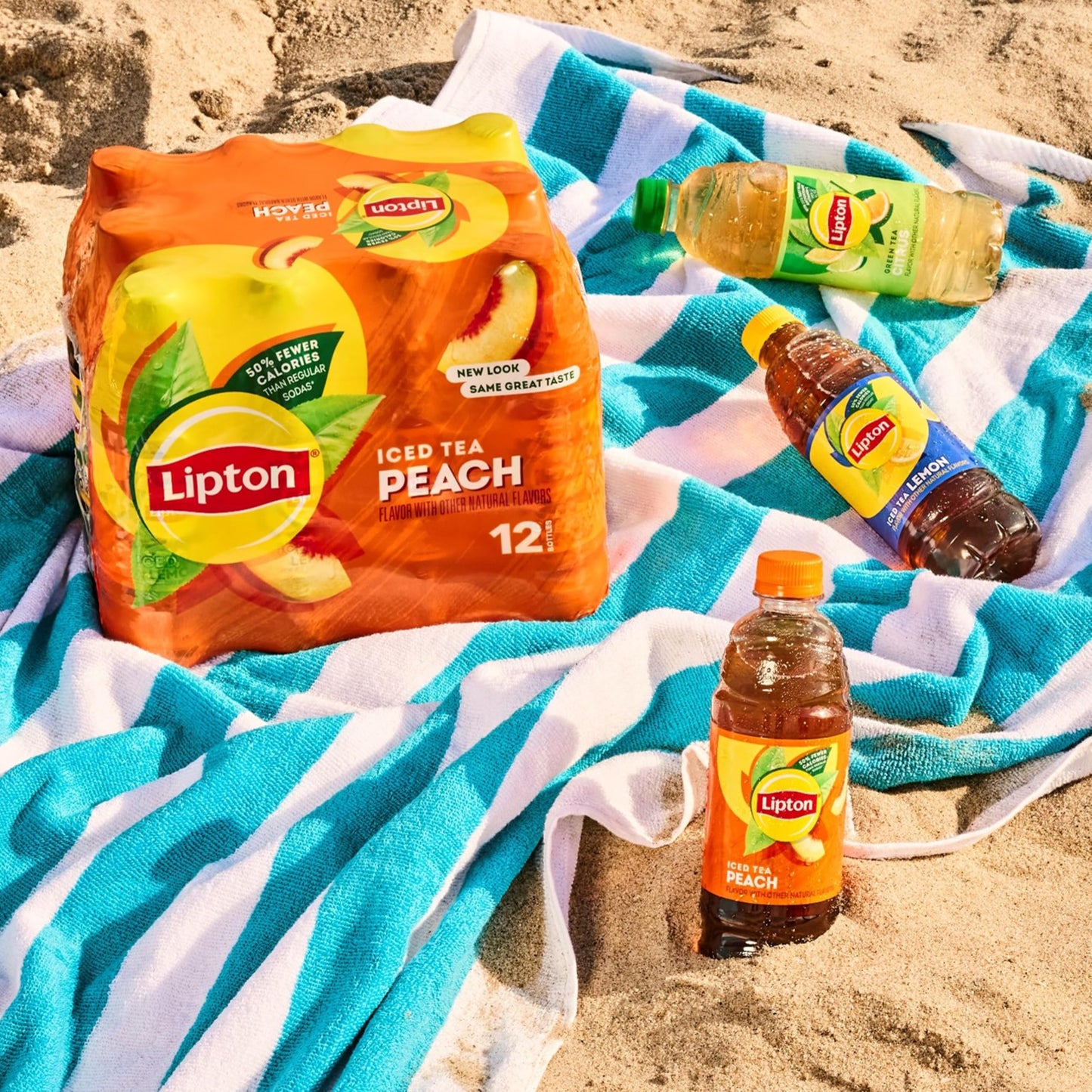 Lipton Green Tea Citrus, 16.9 Fl Oz Bottles (Pack Of 12)