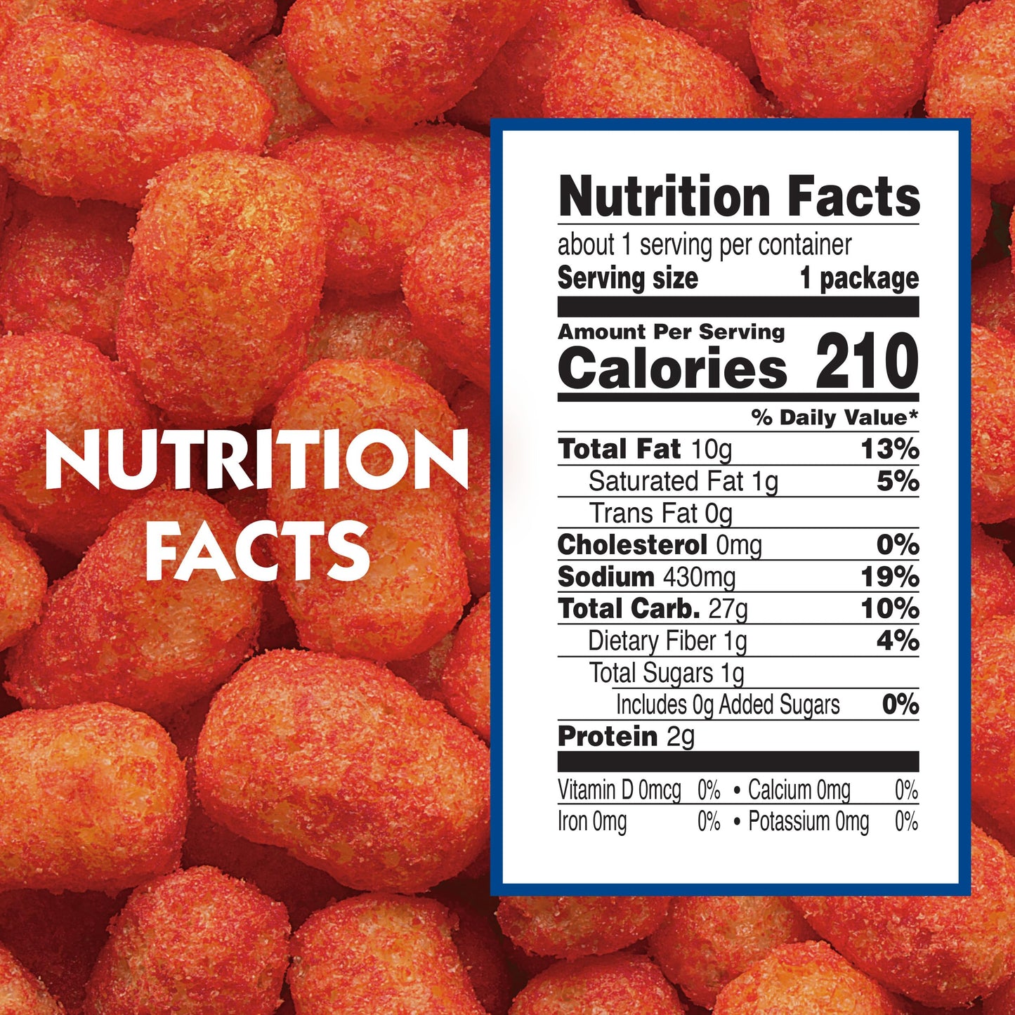 Andy Capps Fire Tots, Puffcorn Snack, 1.5 oz.