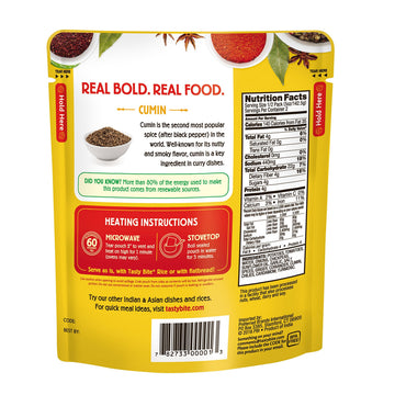 Tasty Bite Indian Bombay Potatoes, Microwaveable Ready to Eat Entr e, 10 Ounce (Pack of 6)