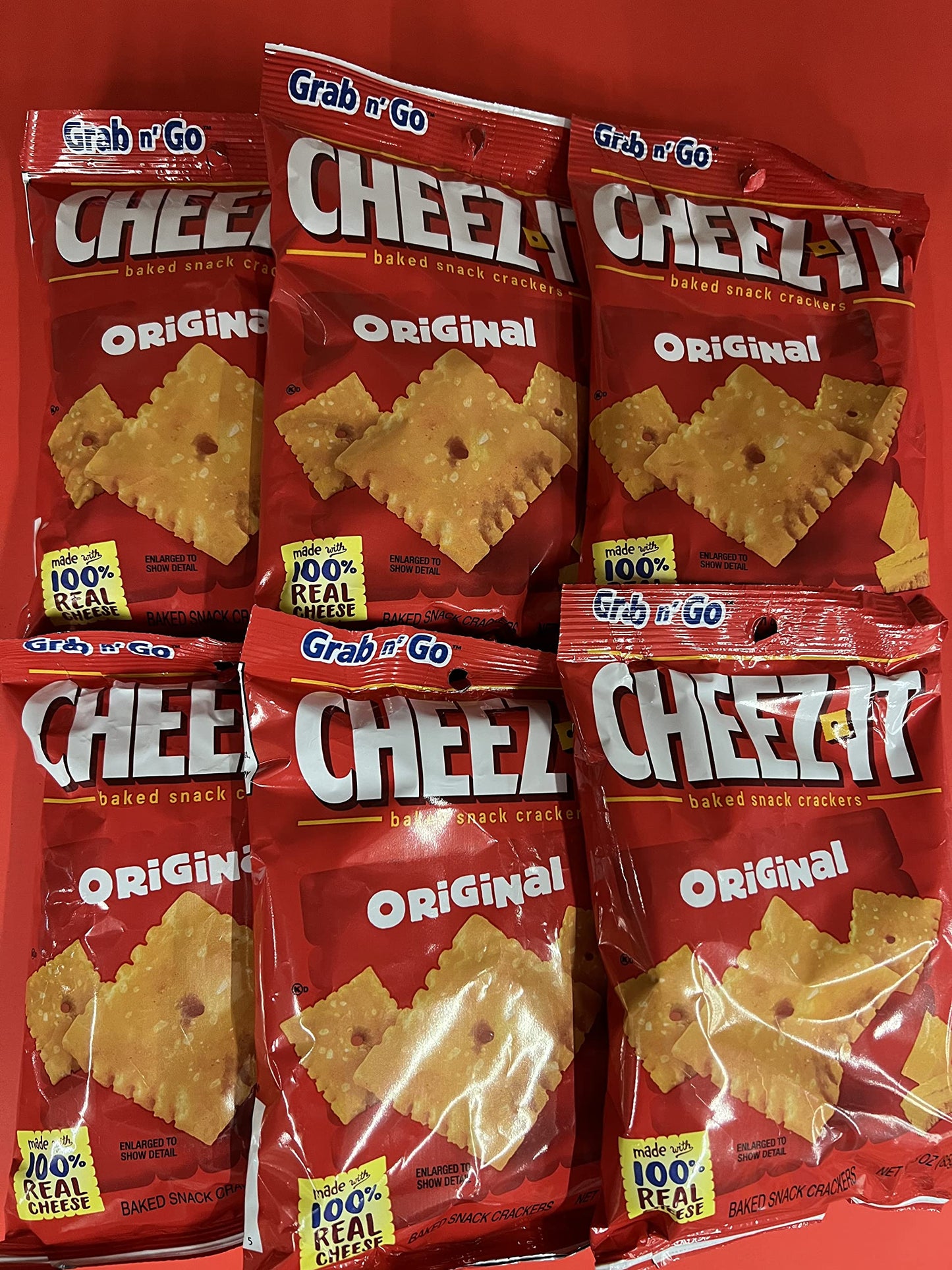 Kelloggs Cheez-It Original Crackers 3 oz. Pegged